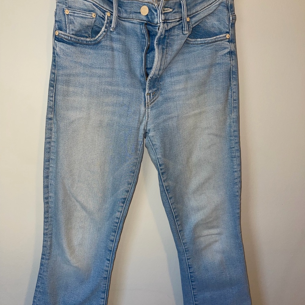 MOTHER Light Wash Denim Jeans size:27